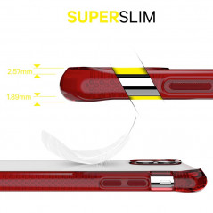 Coque rigide ITSKINS SUPREME CLEAR Apple iPhone 11 Rouge