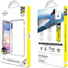 Coque rigide ITSKINS SUPREME CLEAR Apple iPhone 11 Clair (Transparente)