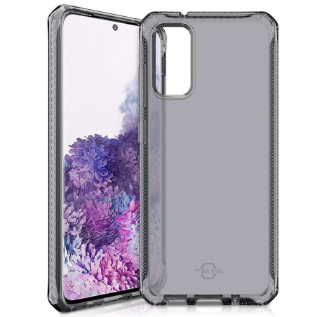 Coque souple ITSKINS Spectrum Clear Samsung Galaxy S20/S20 5G Noir