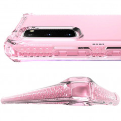 Coque souple ITSKINS Spectrum Clear Samsung Galaxy S20/S20 5G Rose