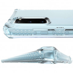 Coque souple ITSKINS Spectrum Clear Samsung Galaxy S20/S20 5G Bleu