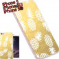 Coque silicone gel ANANAS Apple iPhone 5/5S/SE