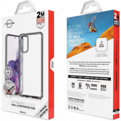 Coque rigide ITSKINS HYBRID CLEAR Samsung Galaxy S20/ S20 5G Noir
