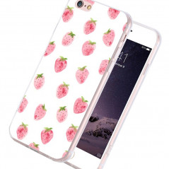 Coque silicone gel FRAISE Apple iPhone 6/6s Plus