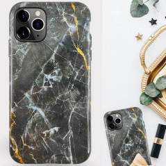 Coque rigide Uunique Nutrisite BIO MARBRE Apple iPhone 11 PRO MAX Noir