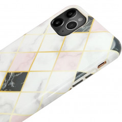 Coque rigide Uunique Nutrisite BIO MARBRE Apple iPhone 11 PRO Blanc