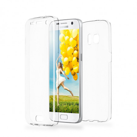 Coque Gel 360° Protection Samsung Galaxy S7 Edge Clair