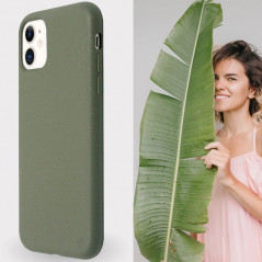 Coque rigide Uunique Nutrisiti BIO Apple iPhone 11 Vert Olive