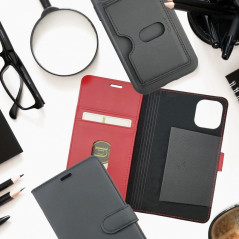 Etui Coque 2-en-1 Uunique Nutrisiti BIO Apple iPhone 11 Rouge (Noir)