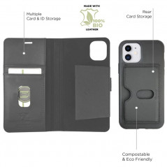 Etui Coque 2-en-1 Uunique Nutrisiti BIO Apple iPhone 11 Noir