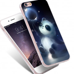 Coque silicone gel PANDA Apple iPhone 6/6s Plus