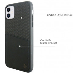 Coque rigide Uunique CARBON Apple iPhone 11 - Noir