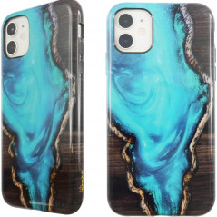 Coque rigide Uunique Nutrisiti BIO LAKE SHINE Apple iPhone 11 Bleu