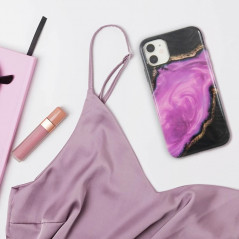 Coque rigide Uunique Nutrisiti BIO LAKE SHINE Apple iPhone 11 Rose