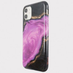 Coque rigide Uunique Nutrisiti BIO LAKE SHINE Apple iPhone 11 Rose